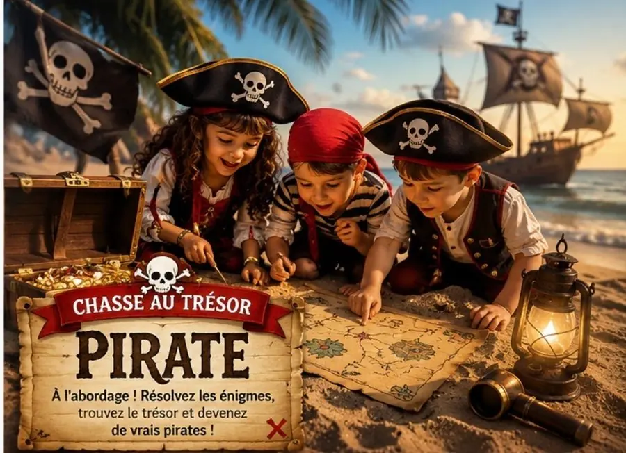 Chasse au trésor Pirates - L'effet Marie
