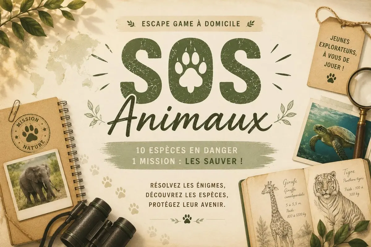 Escape Game SOS animaux - L'effet Marie