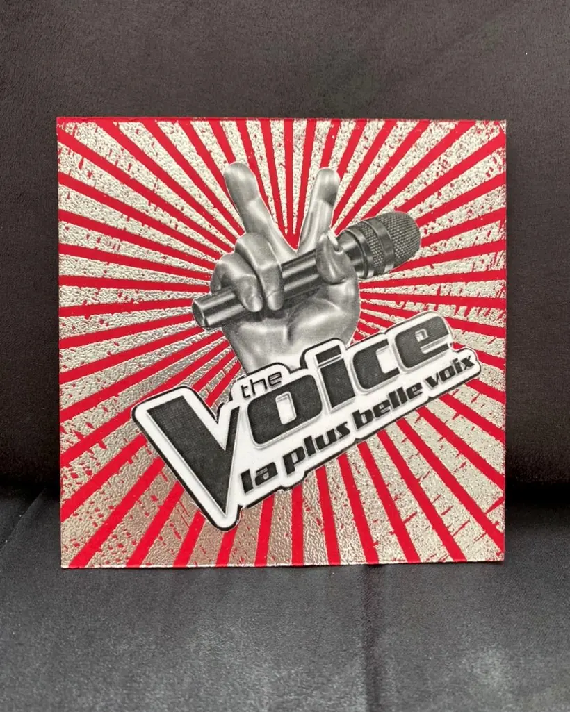 Invitation The Voice personnalisée